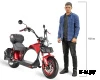 Электробайк WHITE SIBERIA WILD WHEEL 3950W BLACK