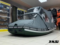 Ходовой комб. (носовой+основной) тент MISHIMO 390 LITE/PRO/LITE DF тем.серый (7)