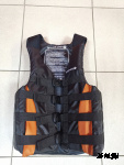 Жилет спасательный MISHIMO PRO Премиум качества Черно-оранжевый