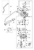 Карбюратор 4-Х ТАКТНОГО ПЛМ MERCURY 9.9 Серийный номер от 0R042475 и выше
